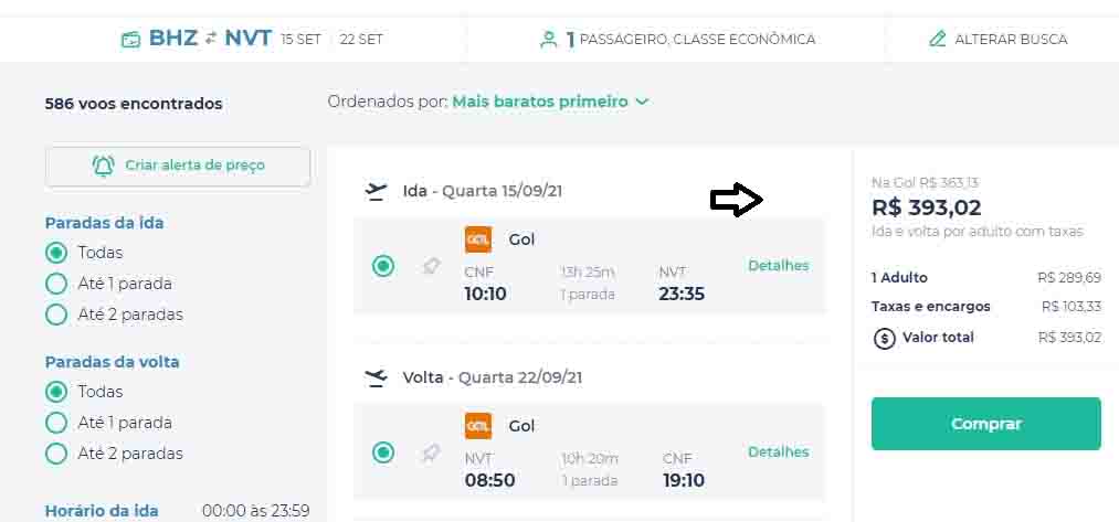 Companhia lança promoção de passagens aéreas de ida e volta de Porto